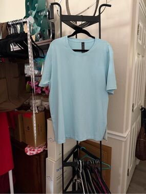 Men's Crewneck T-Shirt - Light Blue